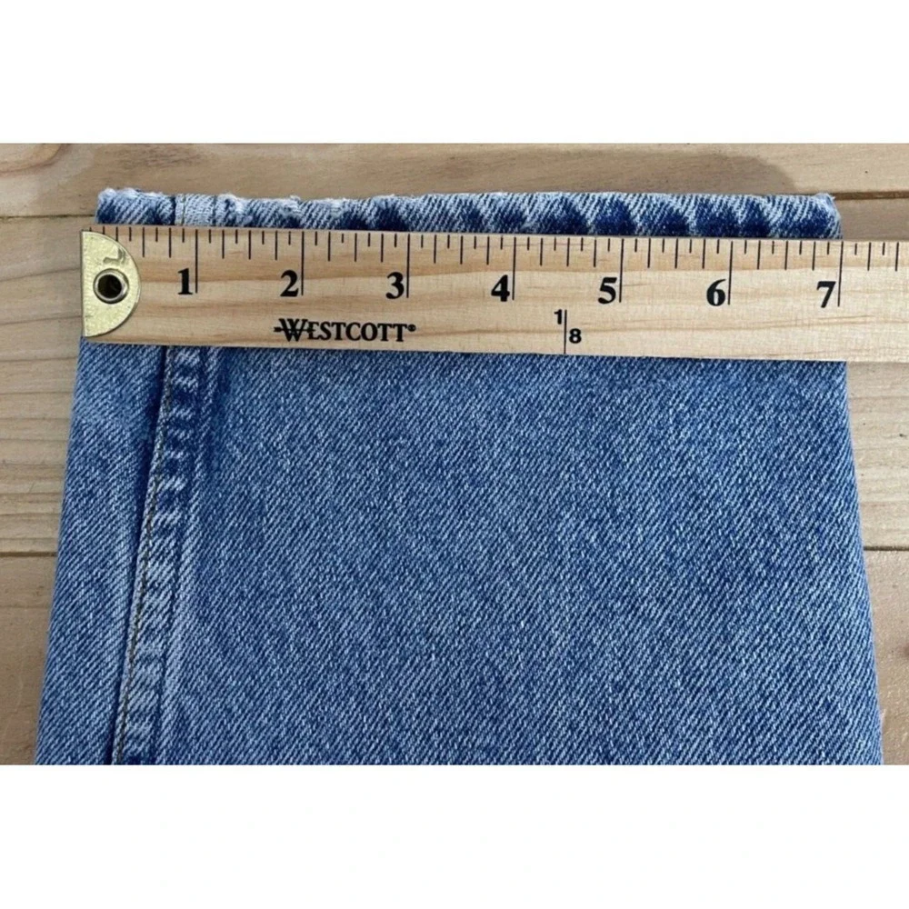 Vintage GAP Jeans Mens 30x29 Blue Loose Y2K Distressed Thrashed Grunge Light